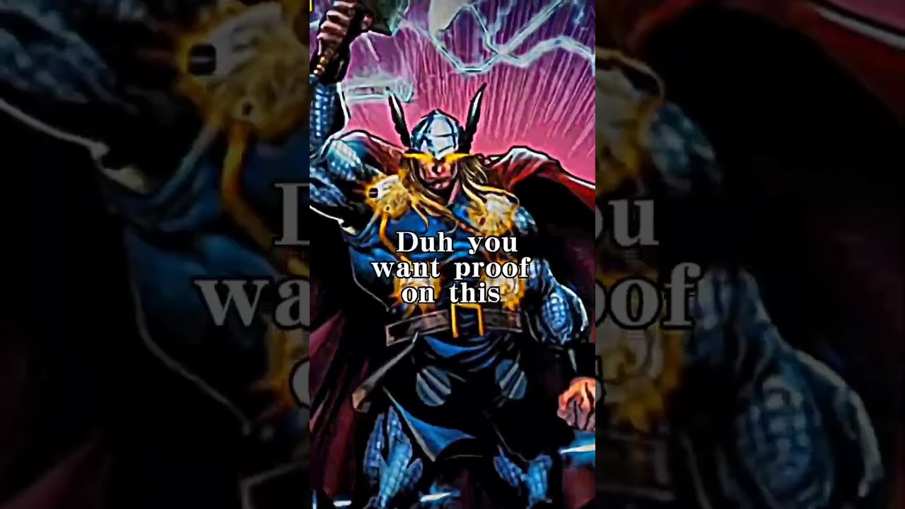 Cosmic Armor Superman vs Rune King Thor (With Proofs) | (REUPLOAD) | 