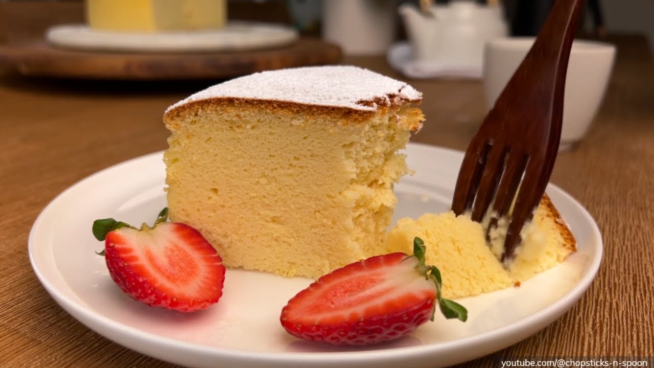 Super Soft Japanese Cheese Cake Perfect For Convection Oven ASMR