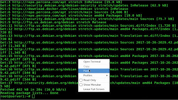 How To Install Percona Server on Debian 9 Stretch