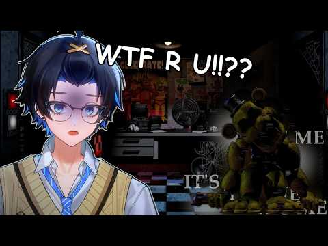 he got ALL THIS using ONLY ONE?!? | Vtuber reacts to "I Solved FNAF Using ONE Character"