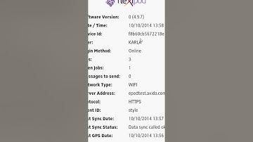 fleXipod Proof of Delivery App: About Screen Tutorial