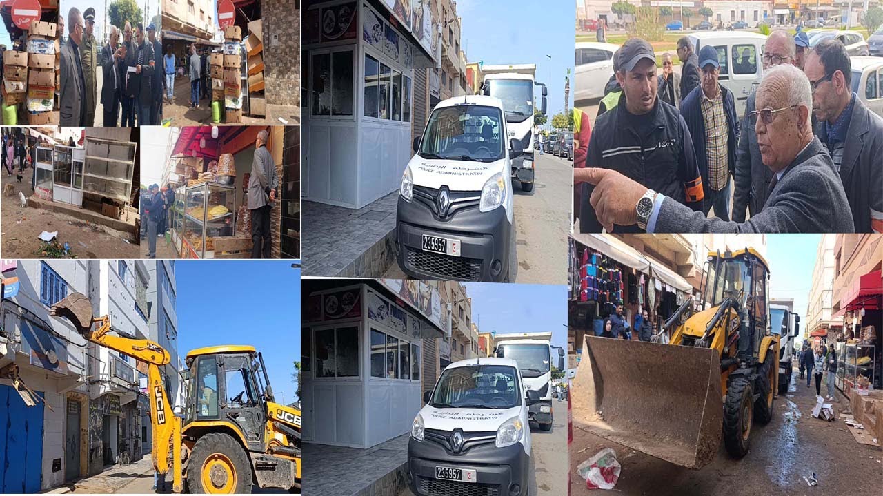 حملة واسعة لتحرير الملك العام بمدينة بني أنصار