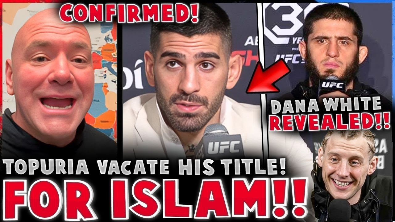 Topuria Vacate His Title to Fight Islam!? | Paddy Goes OFF On Ilia Topuria | MMA News