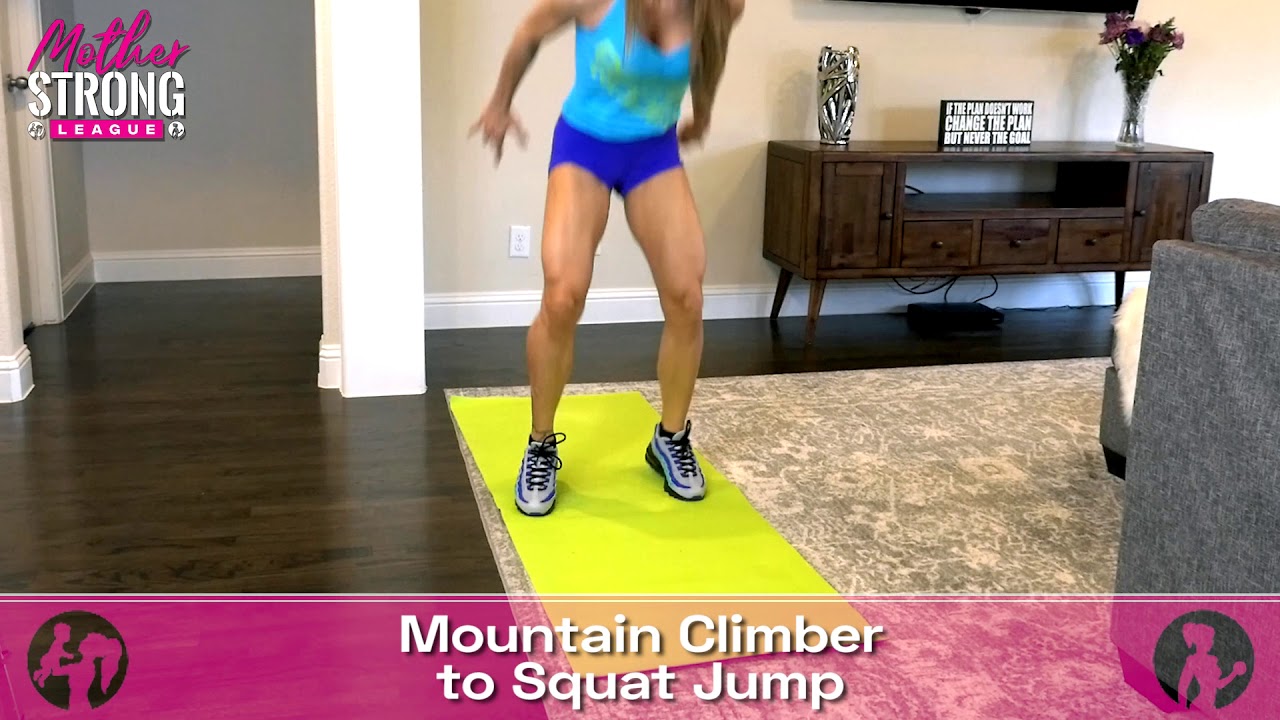 Mountain Climber to Squat Jump YouTube