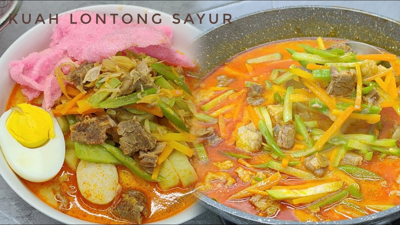 KUAH LONTONG SAYUR - SAYUR GODOG KHAS LEBARAN