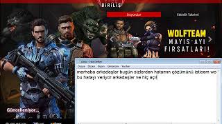 Wolfteam Güncelleniyor Hatası