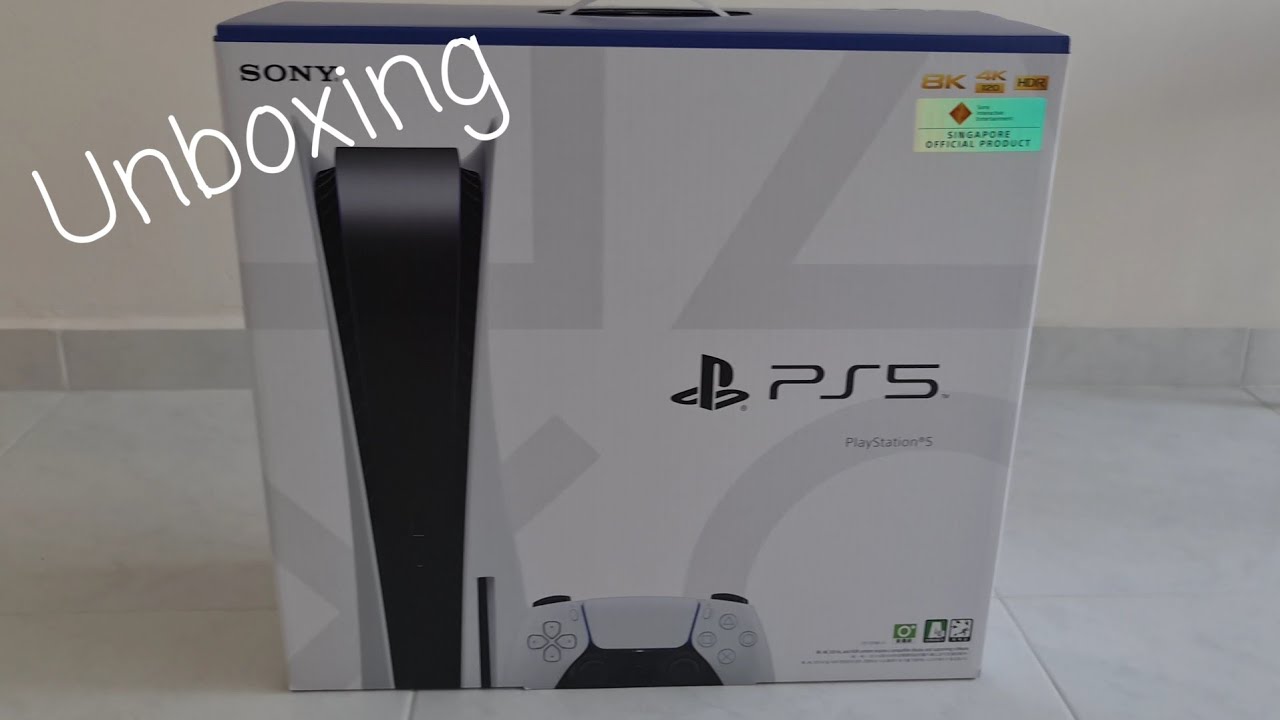 Unboxing PS5 Singapore official edition and setup (Bonus video: unboxing  Overcooked!+Overcooked! 2)