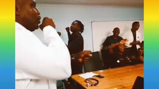 Durban Gen 🏥actor singing behind the scenes