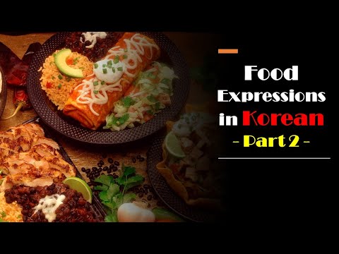 Yum!🍕 Food Expressions in Korean (Part2)