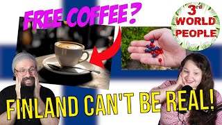 3rd WORLD PEOPLE REACT: 25 WEIRD THINGS ABOUT LIFE IN FINLAND (AMERICAN POV) | FINLAND REACTION