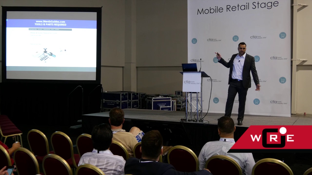 Frank Toma at the Wireless Repair EXPO in 2016