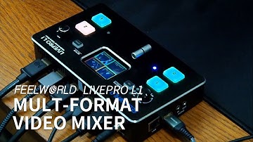 FEELWORLD L1 Multi-format Live Stream Video Mixer 4HDMI IN for post-production