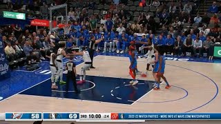 Luka Doncic gets a technical for yelling at this teammate Dwight Powell LOL