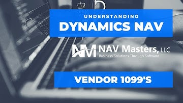 Dynamics NAV - Vendor 1099
