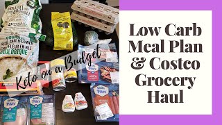 Low Carb Meal Plan & Costco Grocery Haul | Jan 18-24, 2020 | Keto on a Budget