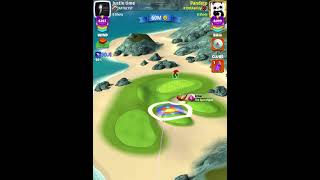 Golf Clash - Tour 12 - Porthello Cove - Hole 2 (Par 3) - Head Wind screenshot 4