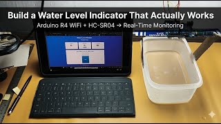 Arduino Water Level Indicator with WiFi Dashboard | HC-SR04 Ultrasonic Sensor Tutorial screenshot 2