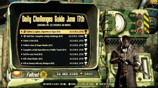 Fallout 76: Season 25: Appalachia Under Siege! Daily Challenges Guide June 17