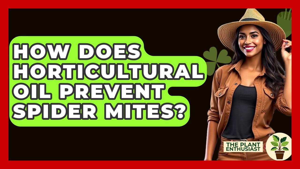 How Does Horticultural Oil Prevent Spider Mites? - The Plant Enthusiast