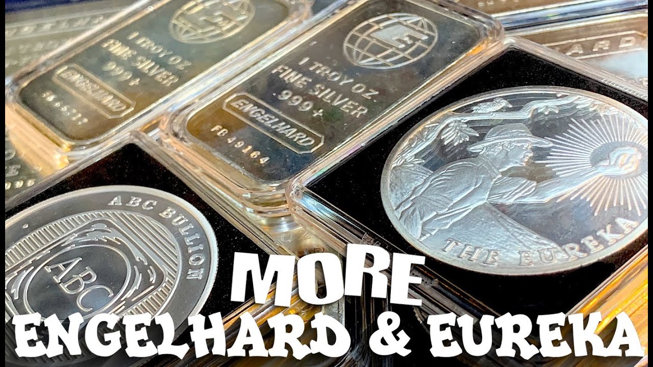 Два винтажных слитка Engelhard... плюс обзор малоизвестного серебряного слитка Aussie Eureka