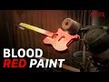 Painting a Custom Guitar (Blood Red)