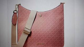 Micheal Kors Briley Large Logo Messenger Bag