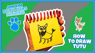 Jon Kim Blues Clues Drawing - How To Draw Tutu