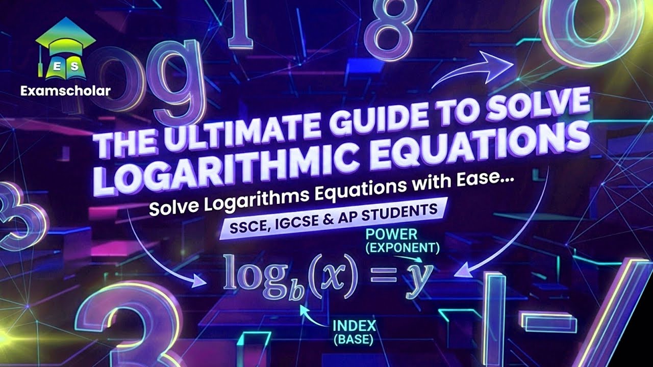 Solving Logarithmic Equations | Step-by-step Guide|