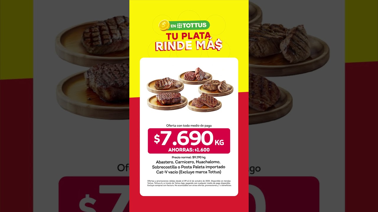 No dejes pasar estas oportunidades 💸 porque con estas ofertas, en Tottus tu plata rinde M&Aacute;S