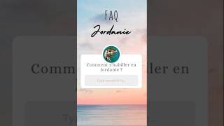 Comment s’habiller en Jordanie #shorts