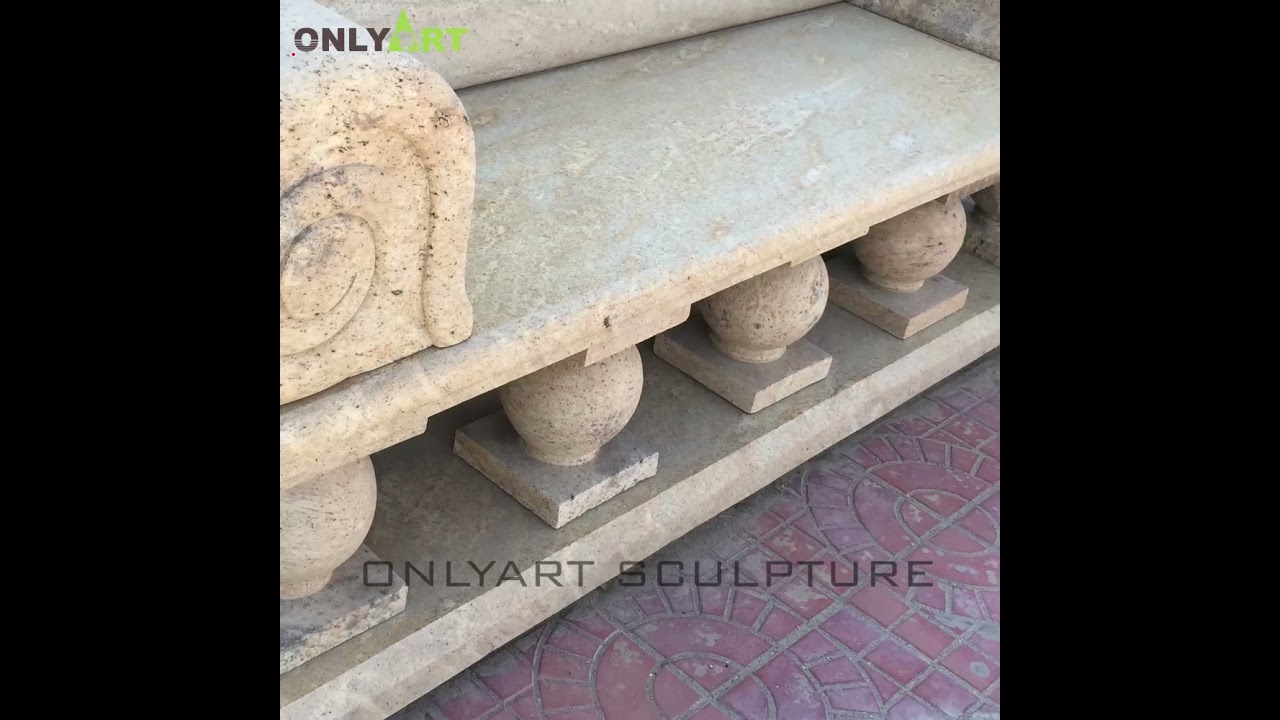 marble bench sculpture