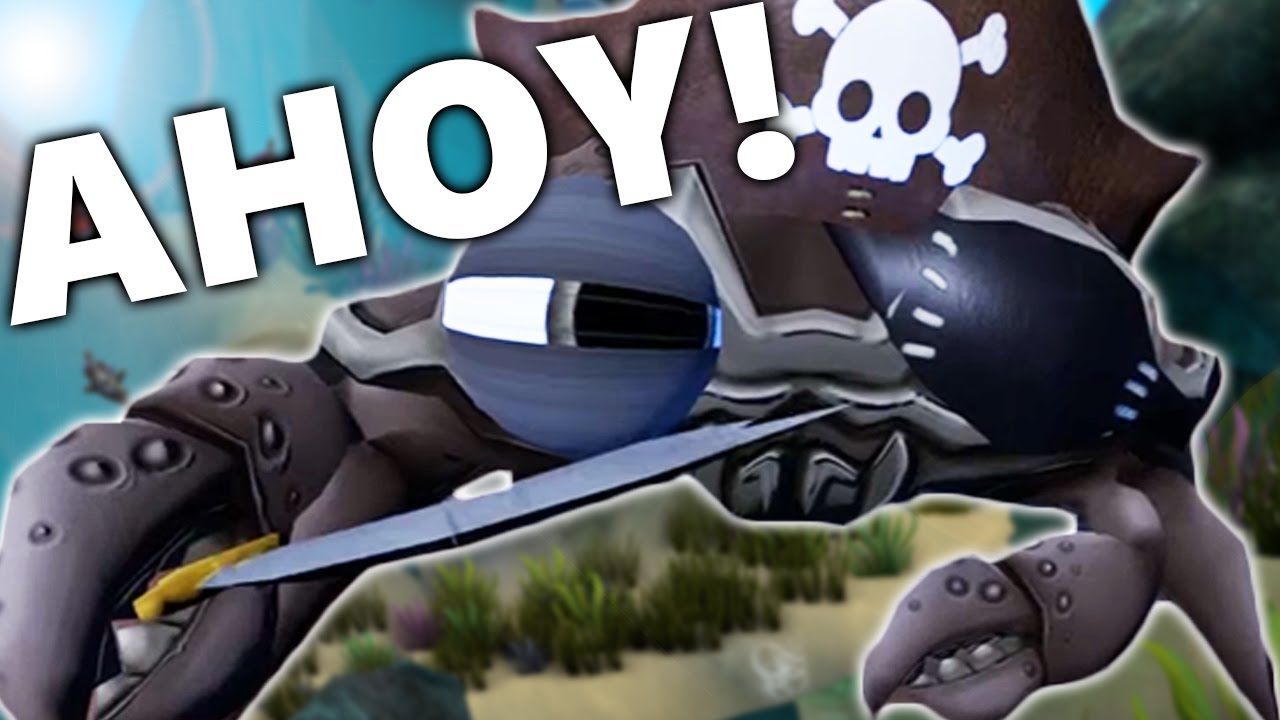 DRUNKEN PIRATE CRAB KILLS FOR TREASURE?! | Feed and Grow Fish (CRAB MADNESS)