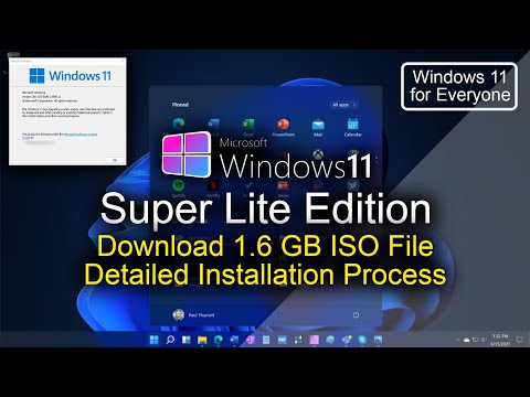 Windows 11 Super Lite Edition | Download 1.6 GB ISO ...