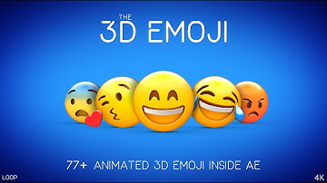 3D Emoji After Effect Template