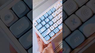 soft, cloudy build ⋆｡˚ ☁︎ ˚ #mechanicalkeyboard #asmr #typingasmr #keyboard #satisfying screenshot 4