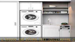 Transolid TC-2020-WCW. All-in-One Laundry/Utility Sink Kit in White, 19.7-in L x 19.7-in W x 34.6in