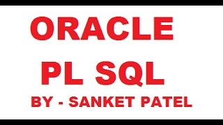 Part-3 (Oracle Procedures) Oracle PL SQL Training - Fast Track Series