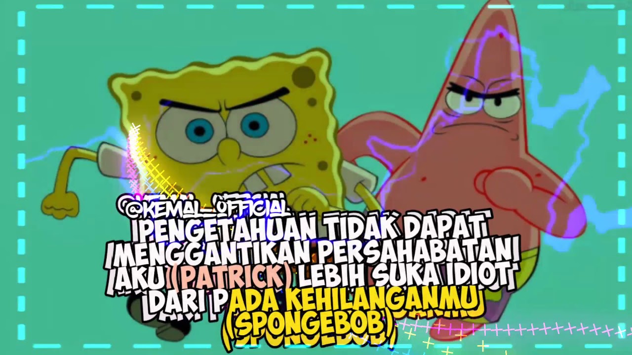 Quotes 30 detik versi spongebob - YouTube