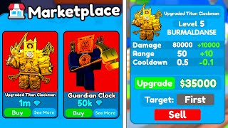 New Leaks! 😲😱 I GOT NEW UNIT UPGRADED TITAN CLOCKMAN AND GUARDIAN CLOCK ☠️ Toilet Tower Defense by BURMALDANSE 27,127 views 2 days ago 1 hour, 1 minute