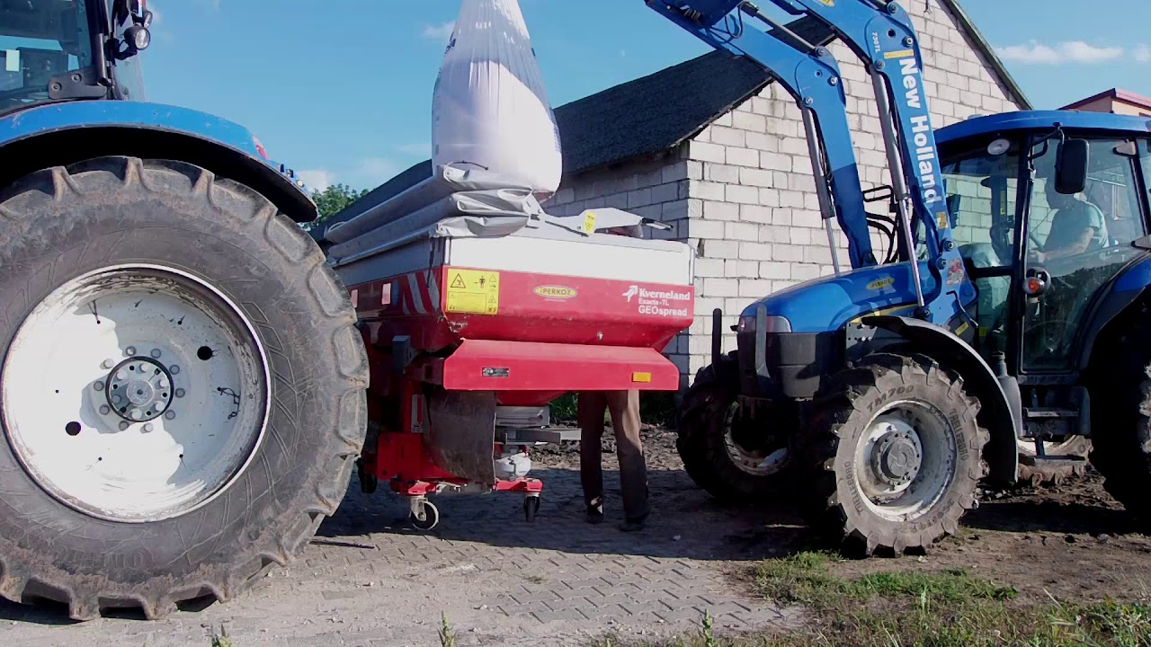 Nawozy GPS Pod Rzepak NH T7.220&Kverneland Exacta-TL I Geo Spread