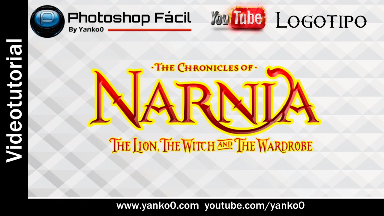 Logo Narnia Videotutorial #Photoshop Fácil by yanko0 photoshop fails
