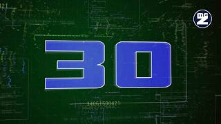 🤖 30 Second Countdown • Futuristic Digital Screen Timer for Events and Videos