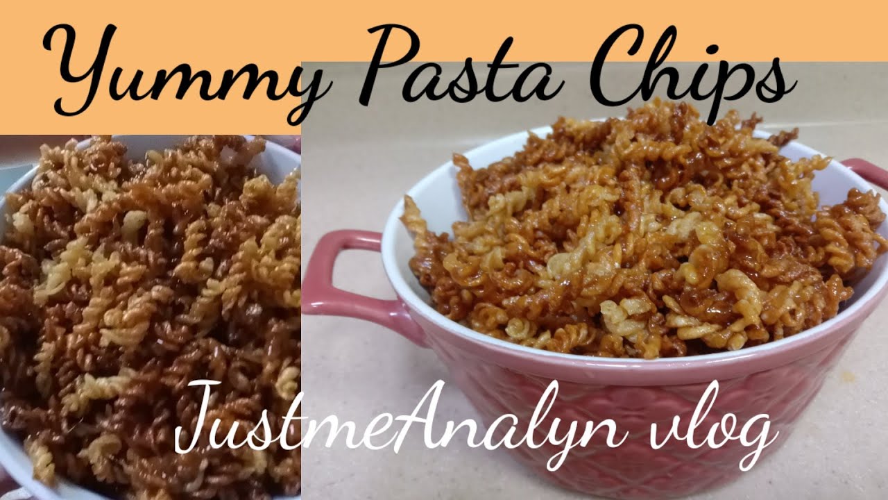 Paano gumawa ng Masarap na PASTA CHIPS Homemade Yummy PASTA CHIPS