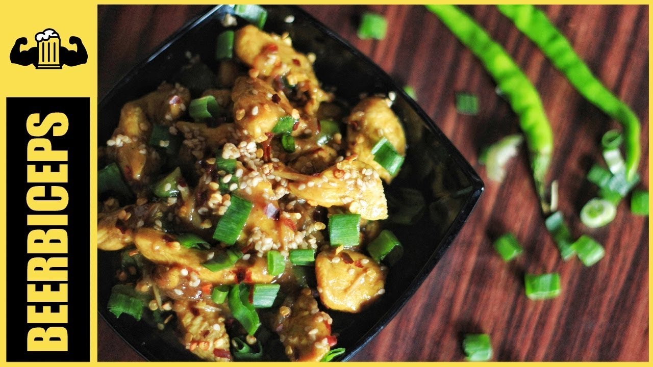 Honey Chilli Chicken - Healthy Indian Chinese Recipe - BeerBiceps Chicken Recipes - YouTube