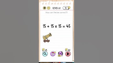 Brain Test: Tricky Puzzle Level 61, 62 #braintest #shorts