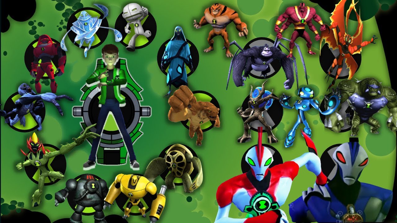 Ben 10, All Alien Transformations & Ultimates