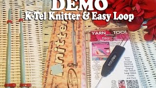 Demo Of The "K-Tel Knitter" & The "Easy Loop Fauchet" Yarn Tools screenshot 3