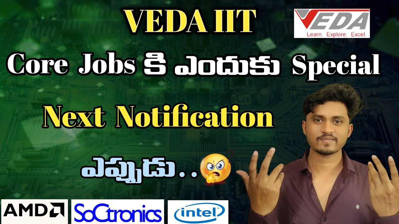 1 - VEDA IIT Complete Overview | Job Confirmation, Training Process & Next Notification | Telugu