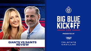 Giants vs. Saints Review | Big Blue Kickoff Live | New York Giants