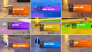 All Unreleased/Developer Weapons & Items in Fortnite (Season 1  Season 21)